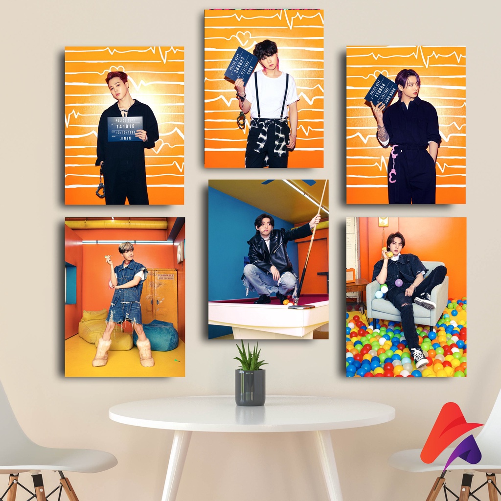 APOLITO (15X20 CM)HIASAN DINDING BTS BIG HITS WALLDECOR PAJANGAN POSTER HIASAN KAMAR DEKORASI KAYU KPOP BTS BIG HITS