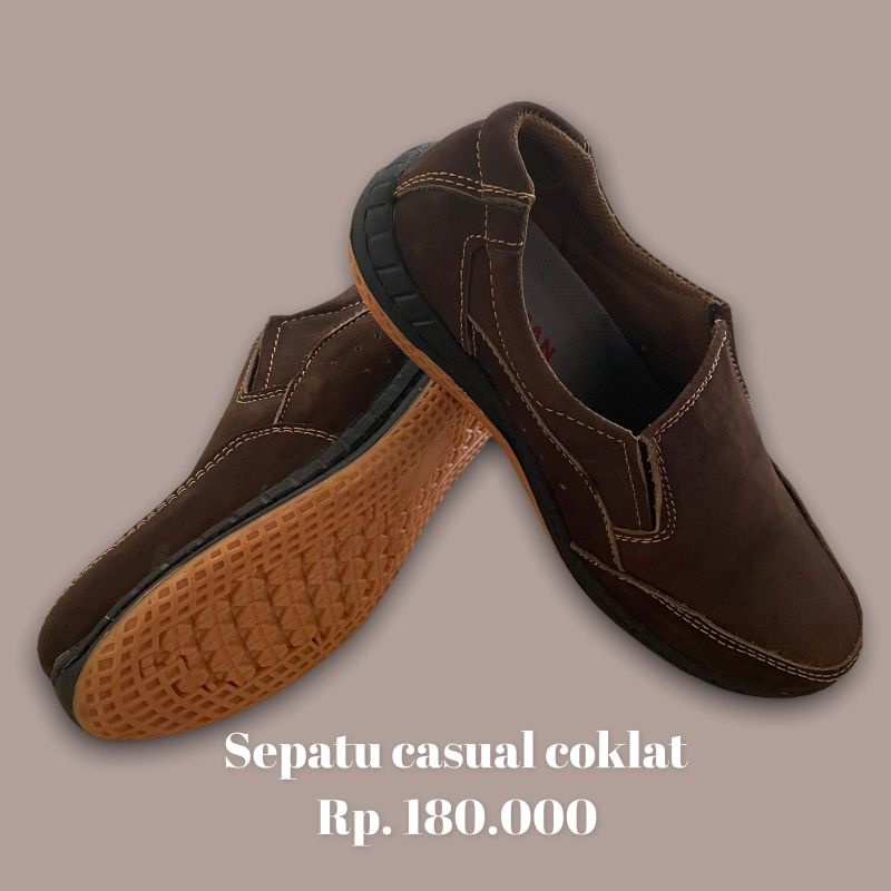 SEPATU CASUAL KULIT SAMAN