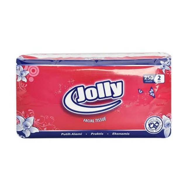 JOLLY FACIAL TISSUE 250 SHEET 2PLY