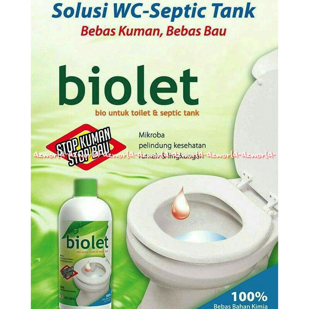 Biolet Anti Mampet Anti Sumbat Dan Anti Bau WC Toilet Kloset