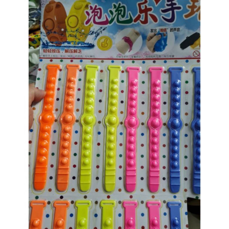 Fidget Push Pop It Jam Tangan Sudah SNI Mainan Anak Edukasi