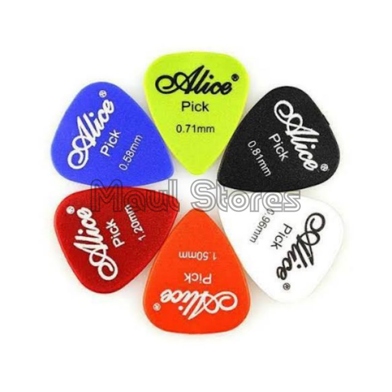 Pick Gitar Alice Murah Pemetik Gitar  0.58 0.71 0.81 0.96 1.20 1.50