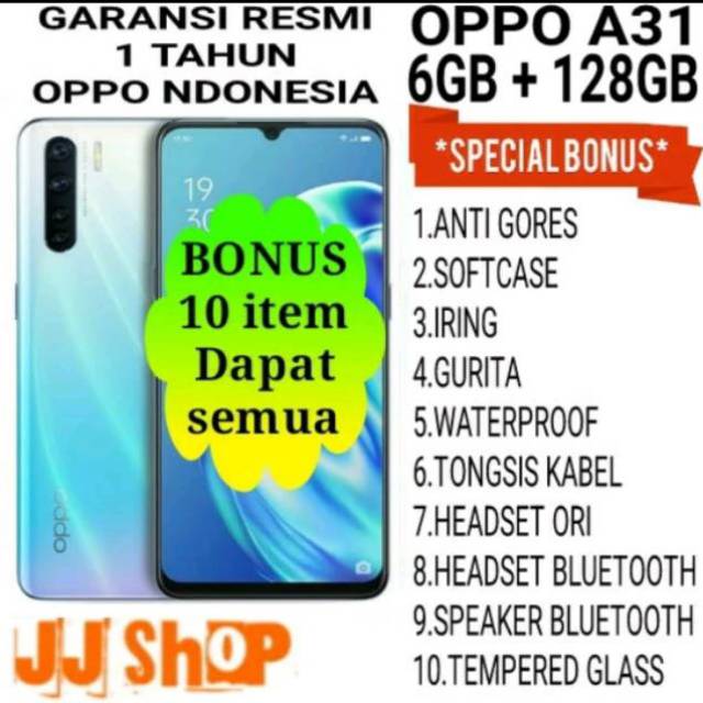 OPPO A31 2020 6/128 4/128 GARANSI RESMI | Shopee Indonesia