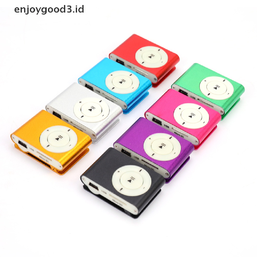 Mp3 Player Mini Portable Support Kartu Tf