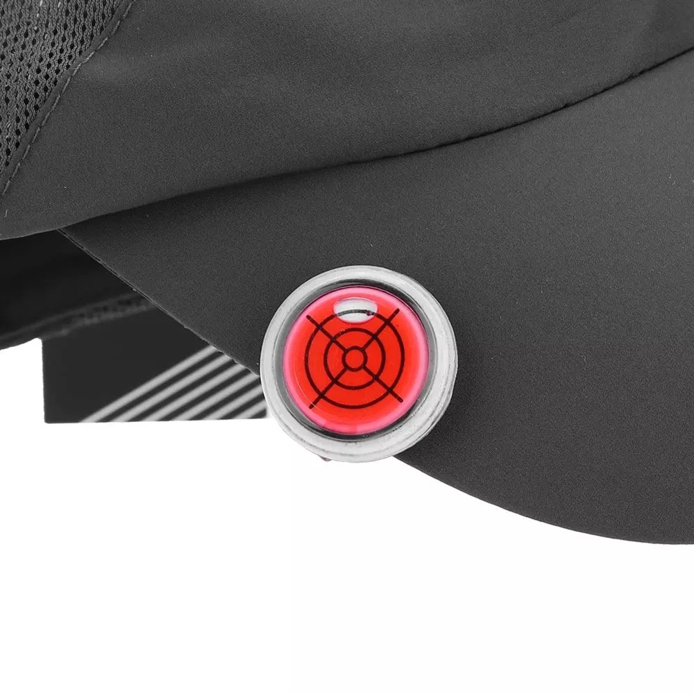 QUINTON Golf Accessories Golf Level Marker Colorful Golf Hat Clip Golf Level Hat Clip High quality Level Reading Useful Golf Cap Clip Ball Marker Golf Marker Accessories Slope Level/Multicolor