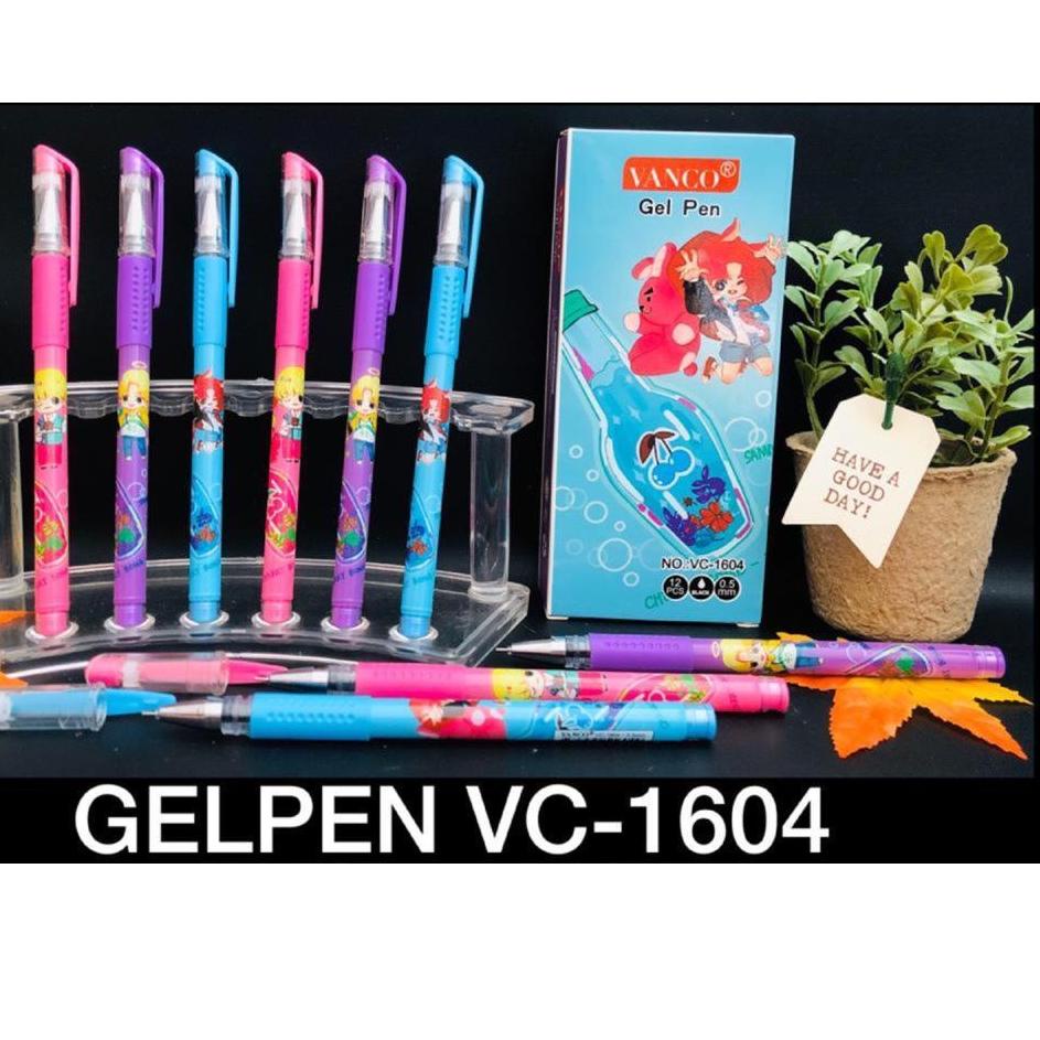 

Mau.. Bolpoin Gel / Pulpen Gel Karakter per pak isi 12