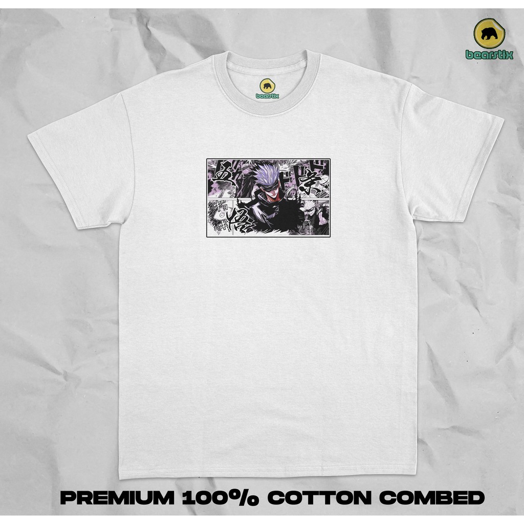 T-SHIRT GOJO SATORU - KAOS JUJUTSU KAISEN UNIQLO - BAJU ANIME JJK - KAOS GOJO - BAJU SUKUNA