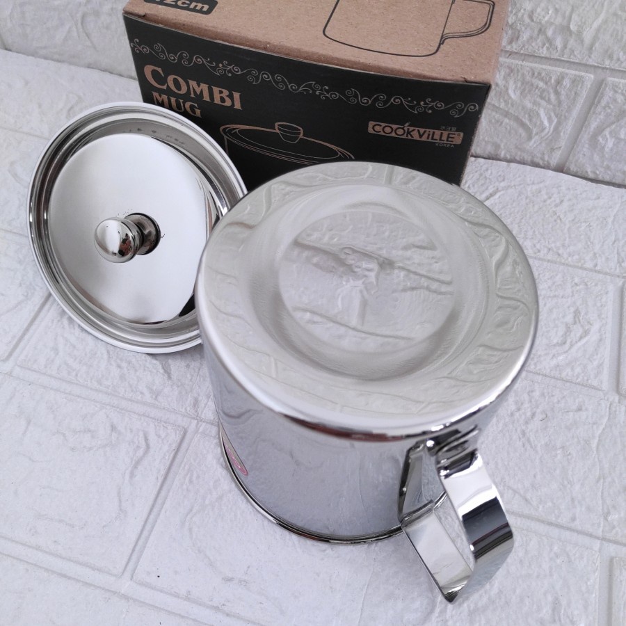 Mug Cookville Korea 12cm stainless steel