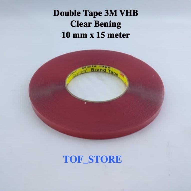 

₩ Double tape 3M transparan bening 10 mm x 15 meter ㆀ