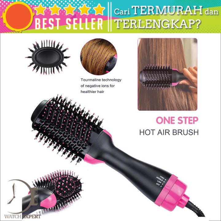 COD Alat Kecantikan Sisir Roller Hair Dryer Rambut 2 in 1 Volumizer Curler Comb - OLOEY WB-336