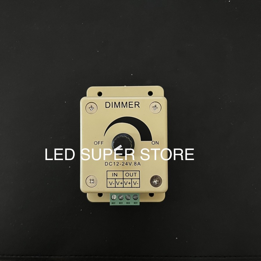 Dimmer Lampu LED DC 12V - 24V 8A Peredup