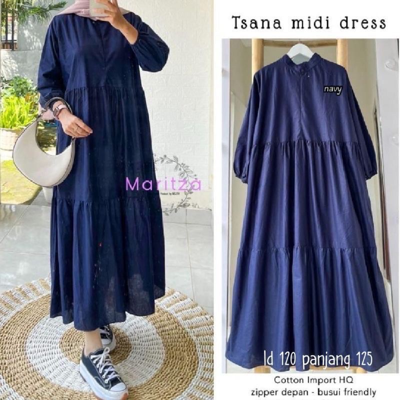 Long Tunik.  Tsania Midi Dress