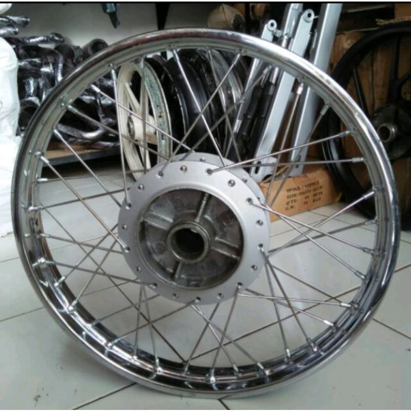 velg belakang jari jari Yamaha Jupiter MX old Jupiter Burhan second original copotan.