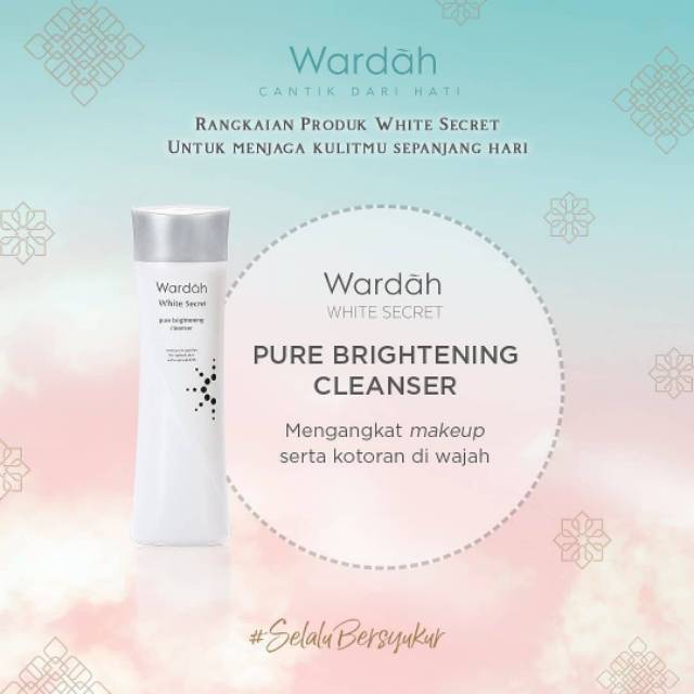 Wardah white secret brightening cleanser