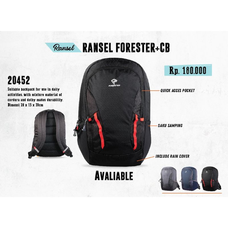 Tas Ransel Forester 20452 Original