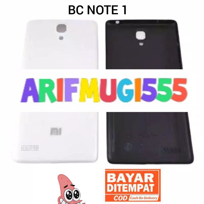 BACKDOOR-BACK CASING-HOUSING XIAOMI REDMI NOTE 1 TUTUP BATERAI