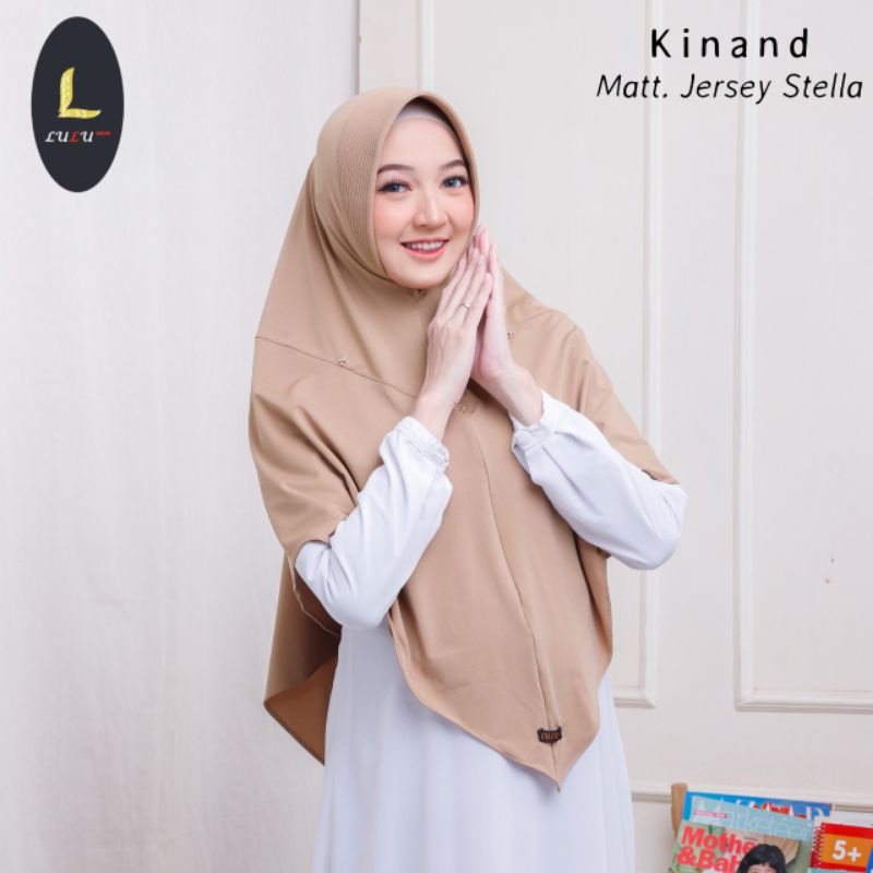 [Ori LULU] KINAND••hijab instan bergo pet variasi bunga••jersey stella