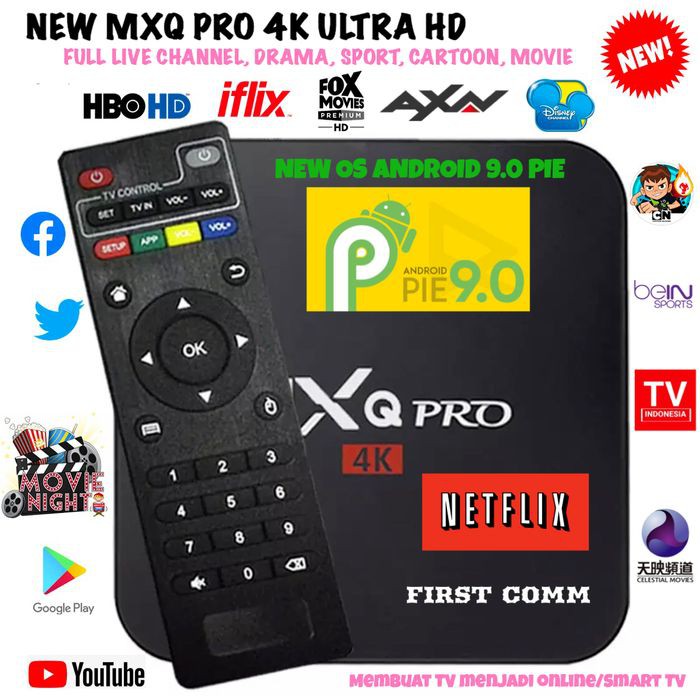 Android Tv Box New Mxq Pro 4k Ultra Hd Original Smart Tv Box Shopee Indonesia