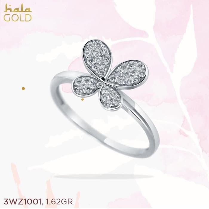 

Dominique Jewellery-Cincin Hala Gold 75% SNI DQ10014