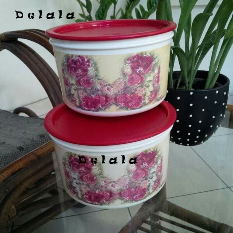 Tupperware Canister Flower Klasik
