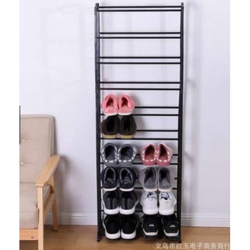 RAK SUSUN 10 TINGKAT | RAK SEPATU JILBAB SERBAGUNA | AMAZING SHOE RACK PORTABLE [SWEETSPACE]