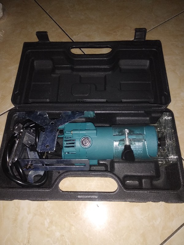 Mailtank Sh134 Wood Trimmer 6mm 1/4 Inchi Mesin Router Profil List Kayu Trimer Ruter Set