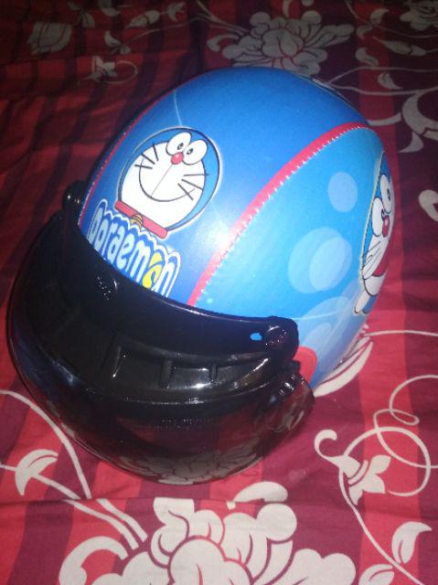 Helm Anak Bogo Retro Printing Kids Zaman No   W usia 2-6