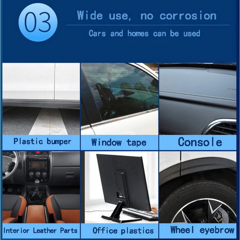 Nano Ceramic Plastic Crystal Coating Plating Penghitam Interior Exterior Plastik Kulit Motor Mobil