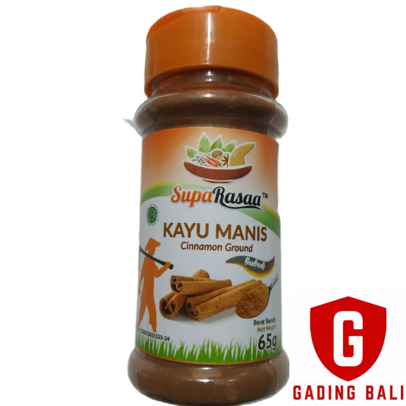 

Bumbu Kayu manis bubuk botol suparasa kemasan 65gr