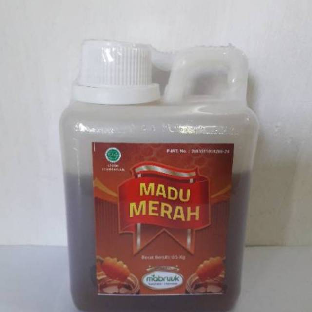 Madu murni Randu/ Putih/ Merah Mabruuk 500Gr murah berkualitas.