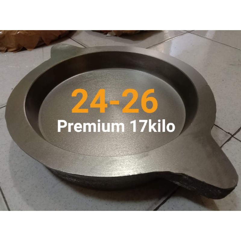 Loyang Martabak Bangka Premium 24-26 Berat 16 Kg Plus Tutup