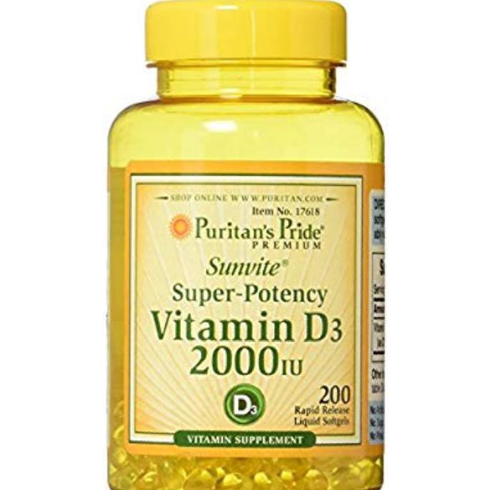 Puritans Pride Vitamin D3 50mcg 2000IU