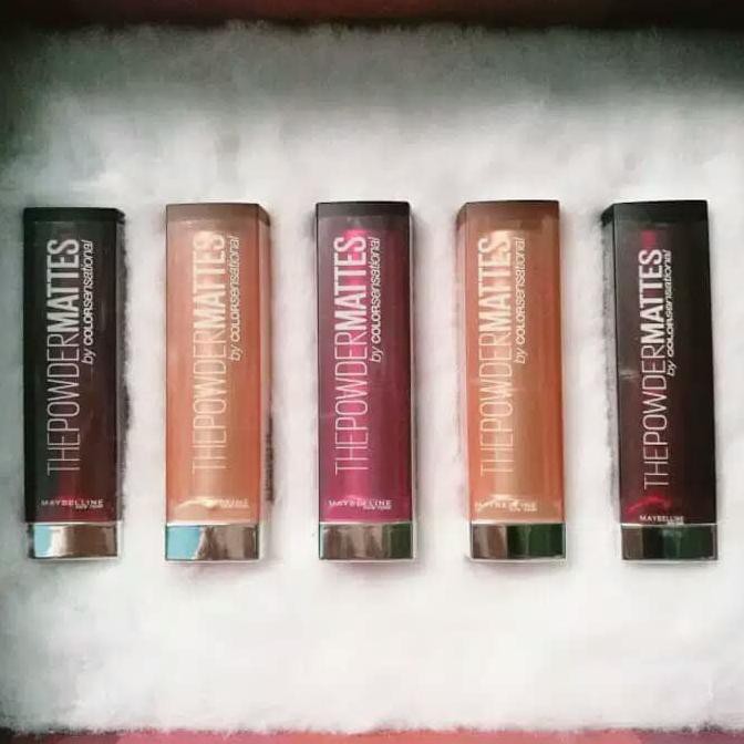 Lipstick Maybelline Powder Matte Color Sensational Lipstik