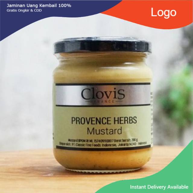 

CLOVIS PROVENCE HERBS MUSTARD 200 GR