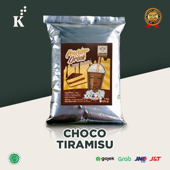 

BUBUK MINUMAN BUBBLE POWDER DRINK CHOCO TIRAMISU ORIGINAL JAVALAND 1KG
