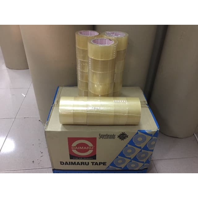 

Terlaris Lakban Daimaru Tape Bening 2 Inch X 90 Yard (Slop @6Roll) Terlaris