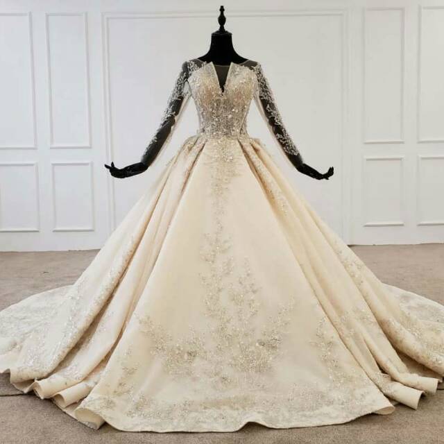 Pre Order gaun pengantin mewah baju pengantin murah wedding dress import wedding gown new design