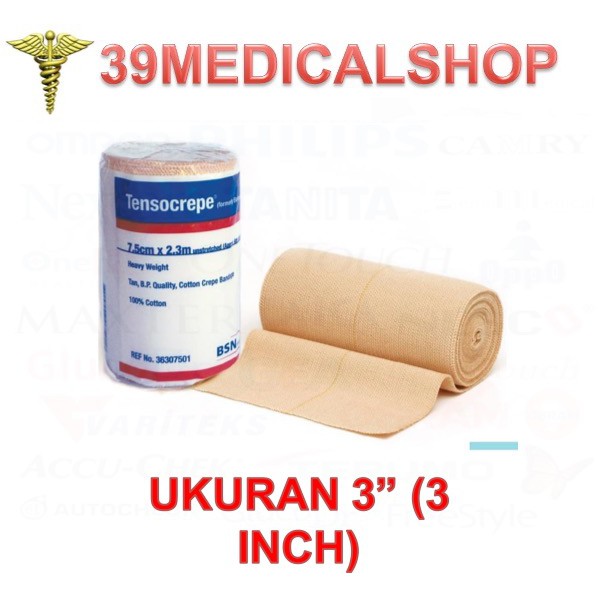 BSN Tensocrepe Perban Elastis/Verban ROLL-PERBAN COKLAT-VERBAN COKLAT