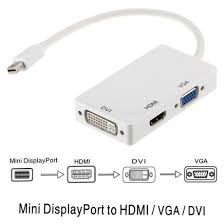 Thunderbolt Kabel Mini DisplayPort to HDMI VGA DVI