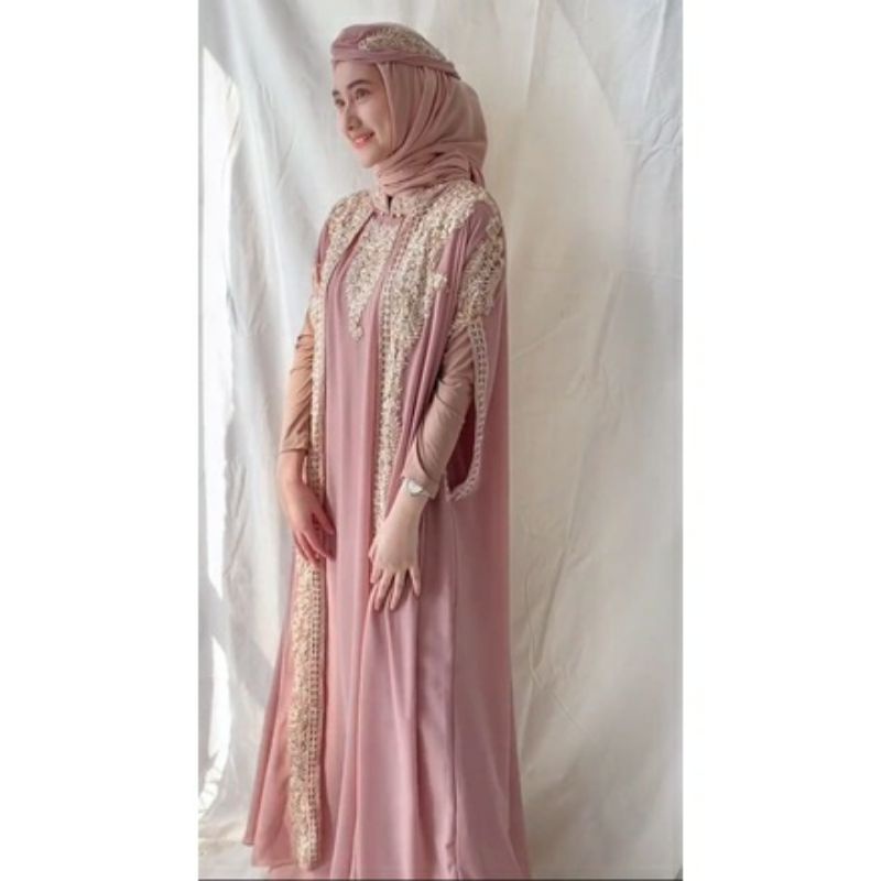 KAFTAN MAHERA DRESS MUSLIM MAHERA  KAFTAN MAHIRA GRATIS INNER dan Gratis TURBAN Gamis ORIGINAL