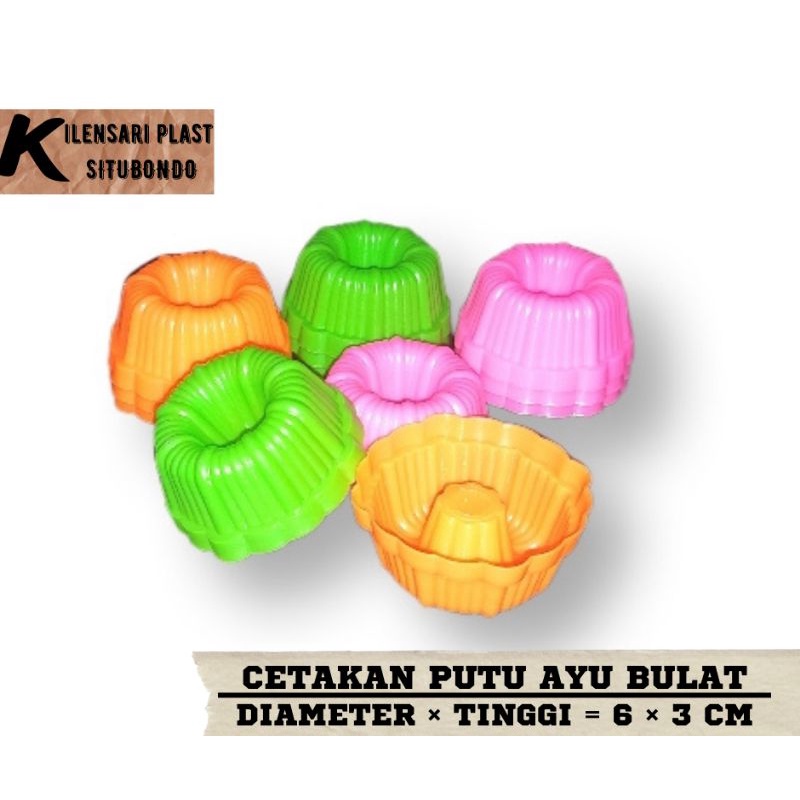 Jual Cetakan Kue Putu Ayu Bulat 12 Pcs Shopee Indonesia 8622