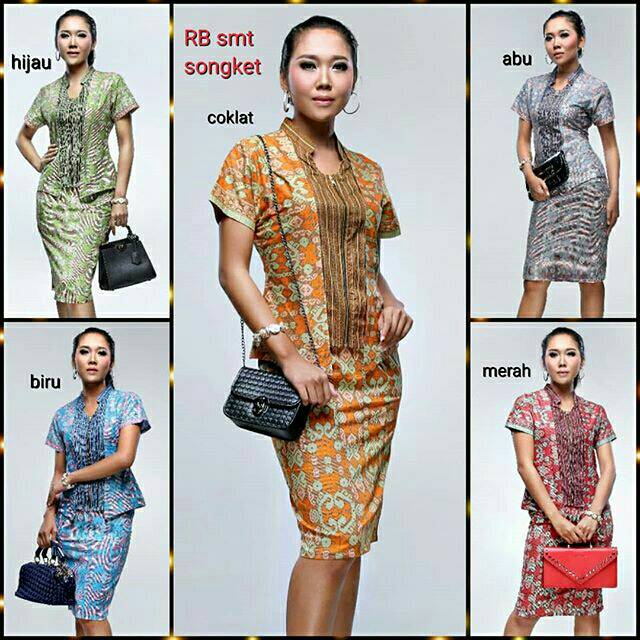 Setelan batik smt songket