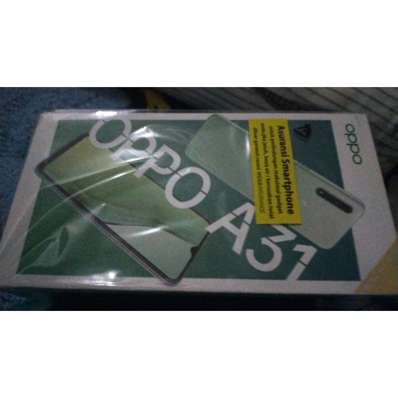 hp oppo A31 second pemakaian belum sebulan, beli tgl 26 September 2020