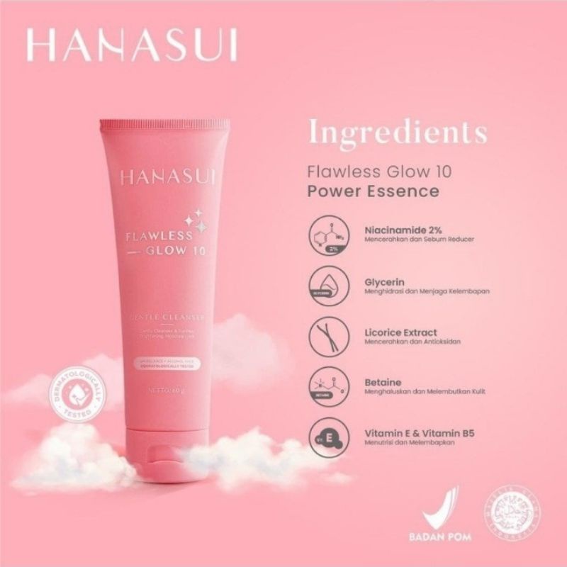 Hanasui Flawless Glow Series 4in1 - cream hanasui - Hanasui cream - Hanasui flawless