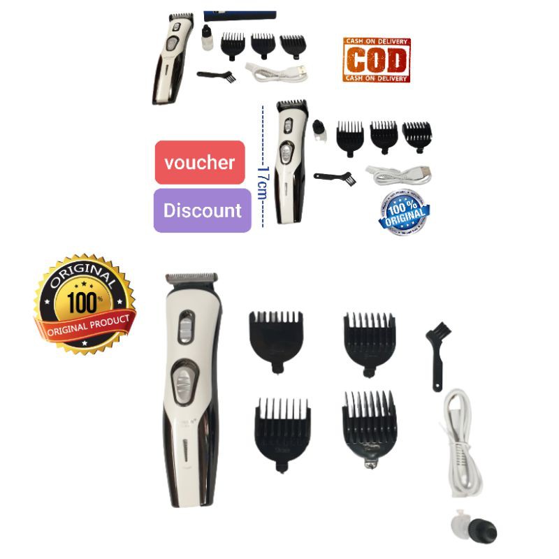 Alat Cukur Rambut Sonar Pria Anak Kliper Original  SN 610  Barber Salon Hair Clipper Murah