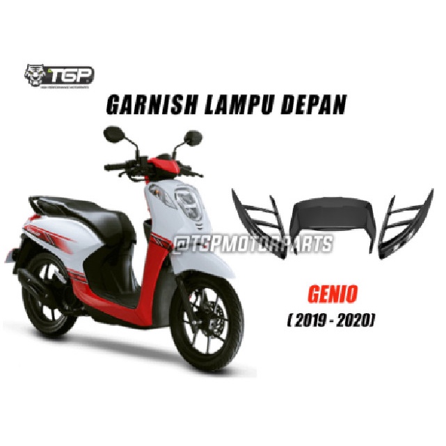 Garnish lampu depan honda Genio TGP/ garnis cover list