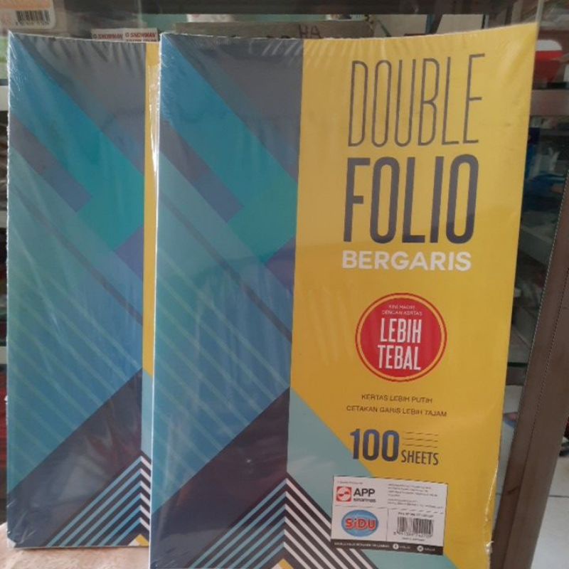 

Double folio bergaris SiDU 100 lembar 70 grm