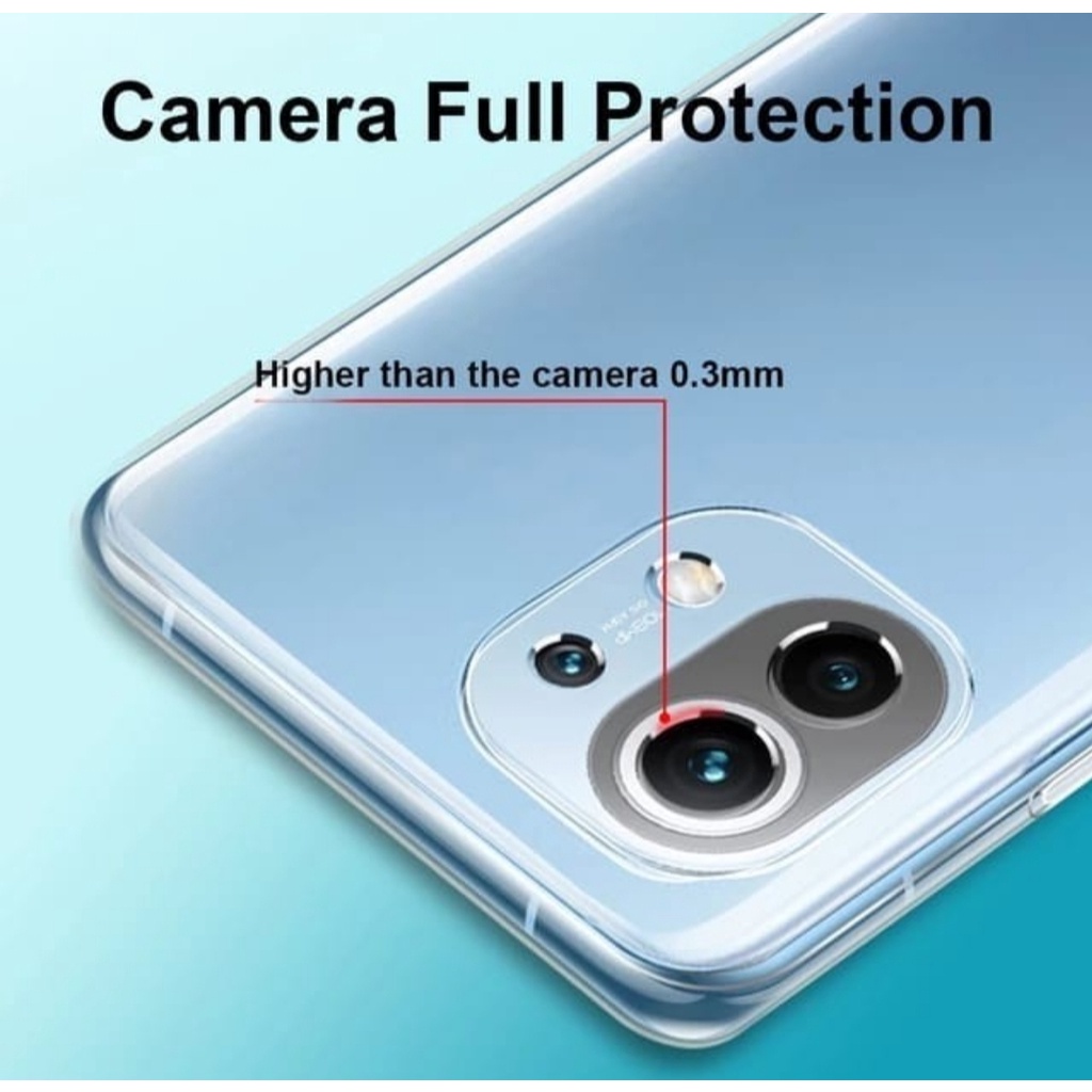 Clear Case XIAOMI MI 11 lite MI11 LITE Case Cover Bening Transparan