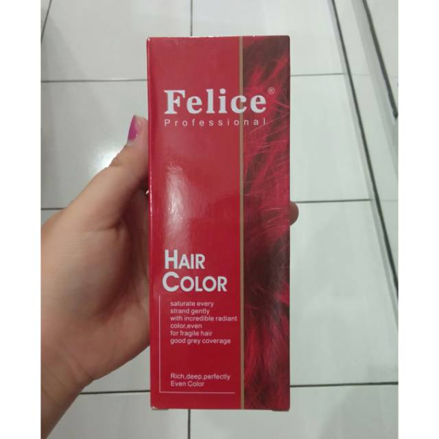 FELICE HAIR COLOR 5.4 LIGHT COPPER BROWN [CAT RAMBUT]