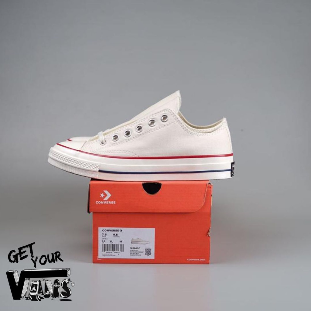 Converse Chuck Taylor 70S Low Parchment Egret 100% Original Sneakers Pria